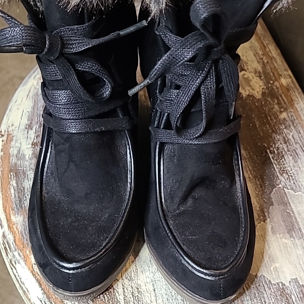 Merona Black Winter & Rain Boots - Picture 5 of 6